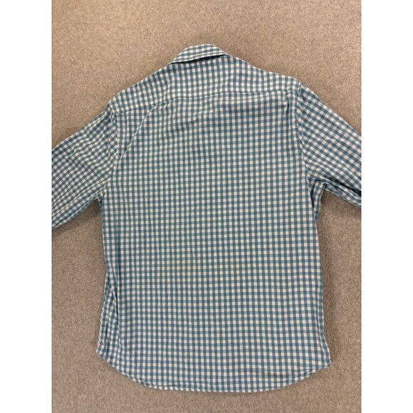 Chubbies Plaid Long Sleeve Button Down Shirt (Men's Medium) Blue - Picture 12 of 13